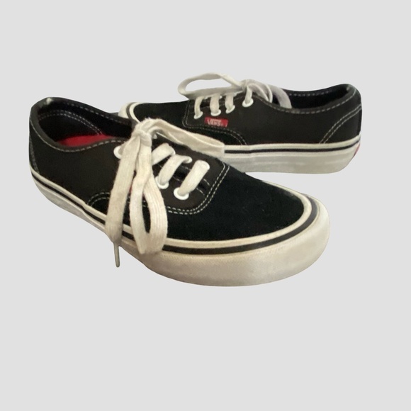 Vans Black Canvas Lace Up Pro Skateboard Casual Vacation Sneaker-Sz-Mens-4 - Picture 1 of 16